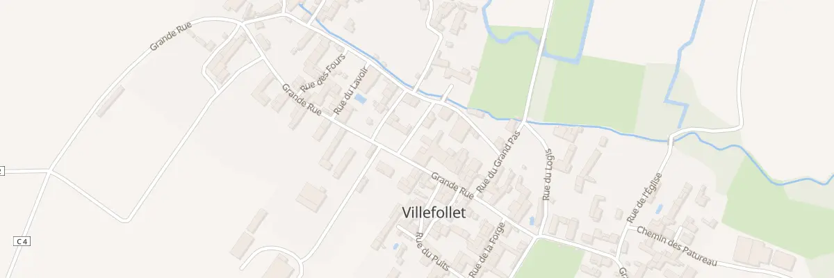 Plan du 2 Rue de l’Abreuvoir à Villefollet