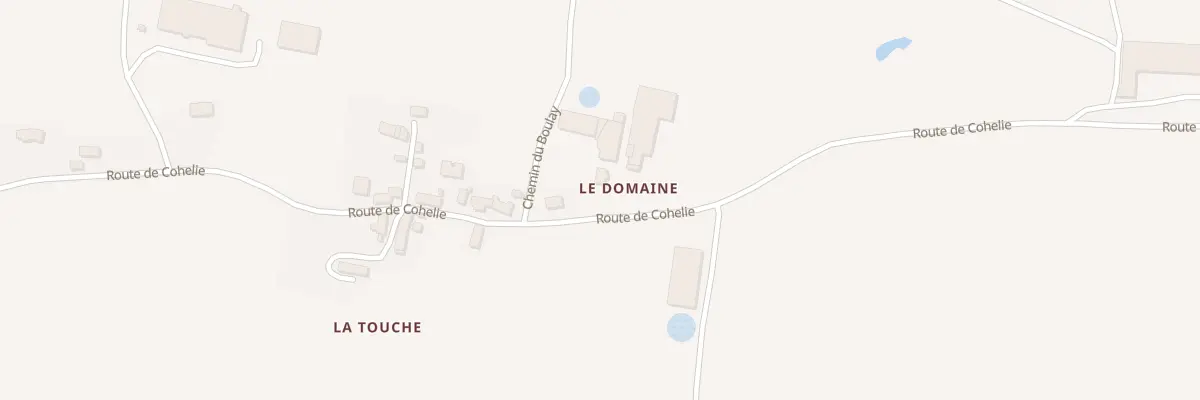 Plan du 16 Rte de Cohelie à Villepail