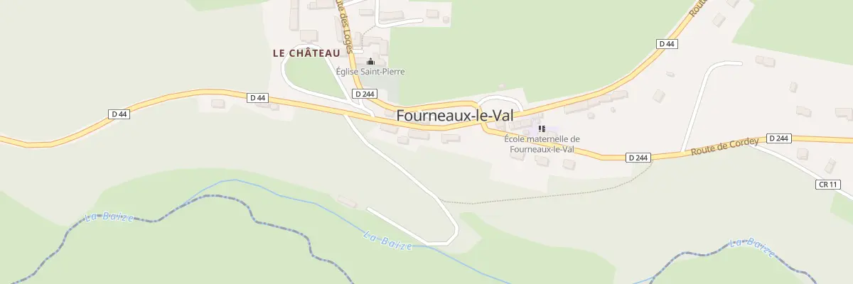 Plan du 5010 Le Bourg à Fourneaux-le-Val