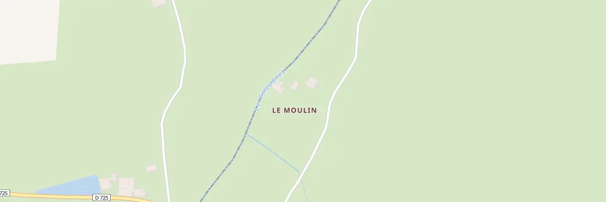 Plan du 5210 Le Moulin de Chatillon à Boussais