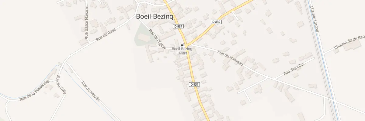 Plan du 4 Rue des Pyrénées à Boeil-Bezing