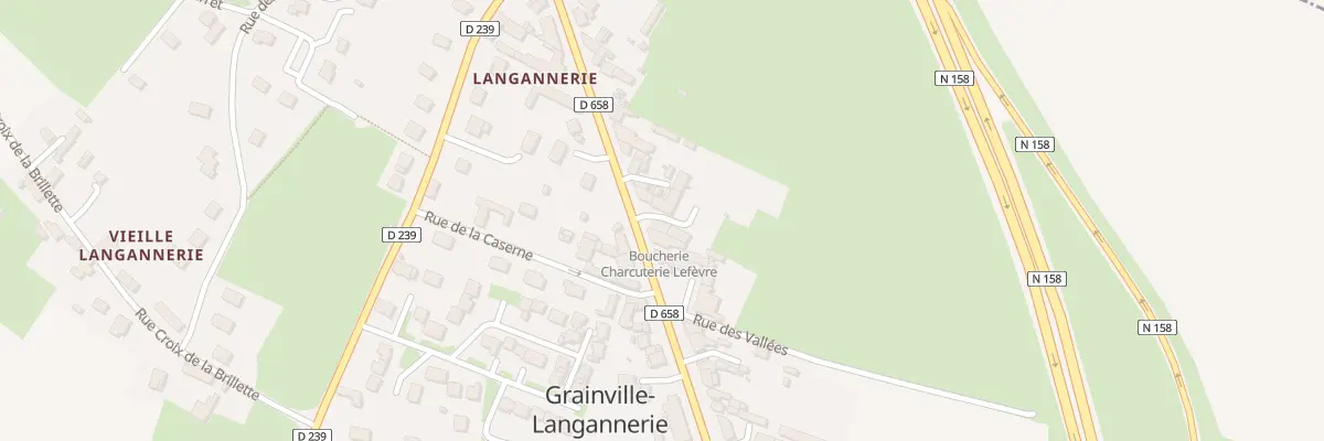 Plan du 38T Rue du Commerce à Grainville-Langannerie