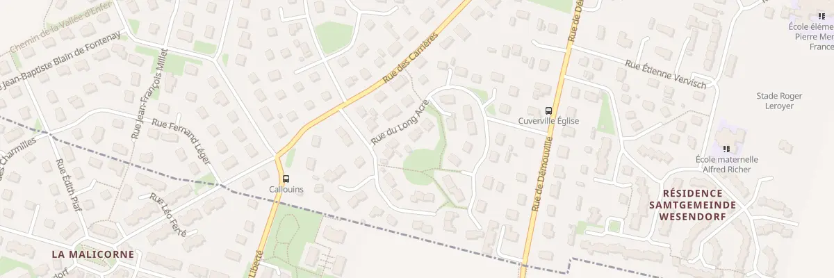 Plan du 6 Rue du Long Acre à Cuverville
