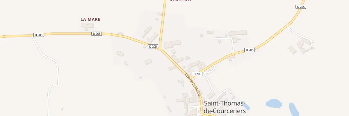 Plan du 5 Rue de la Mairie à Saint-Thomas-de-Courceriers