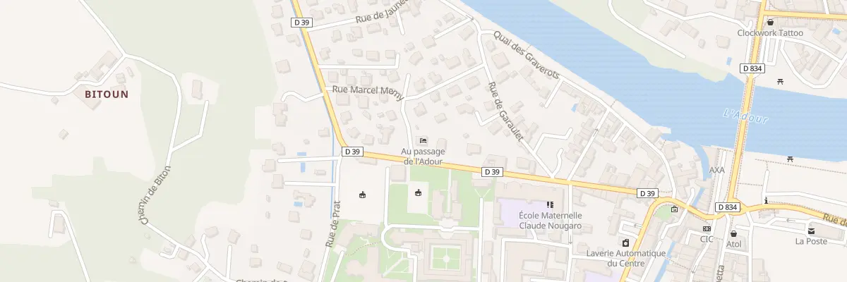 Plan du 30 Rue Cesaire Dauge à Aire-sur-l’Adour