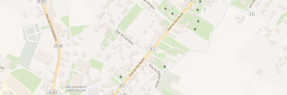 Plan du 21 Rue du Roi René à La Ménitré
