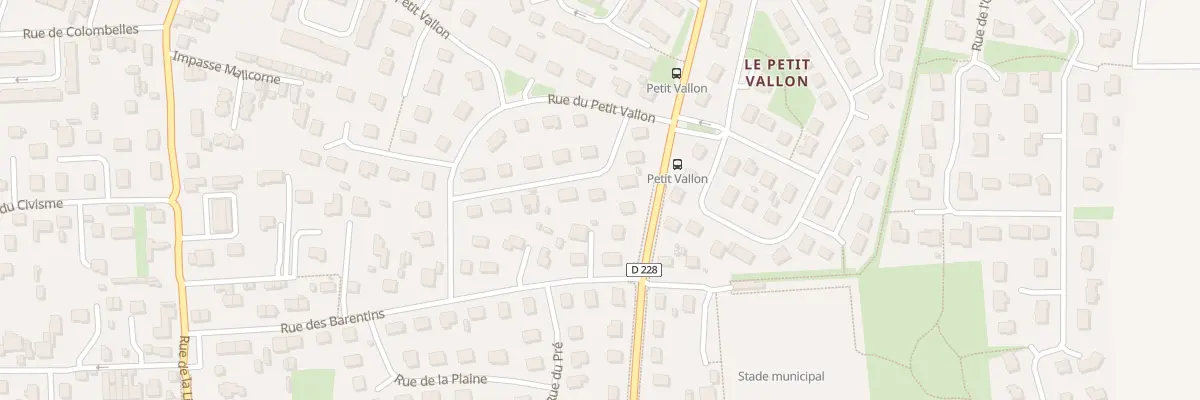 Plan du 7 Rue des Bulletières à Démouville