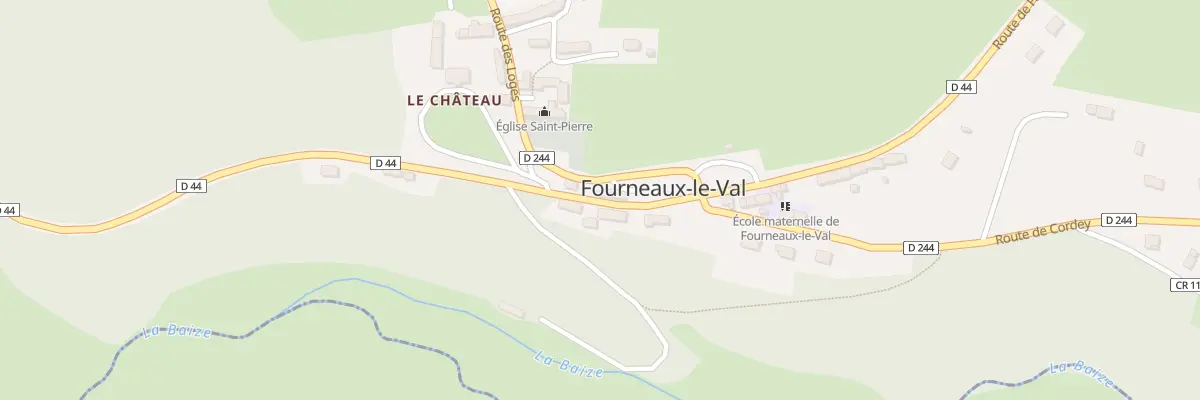 Plan du 5013 Le Bourg à Fourneaux-le-Val
