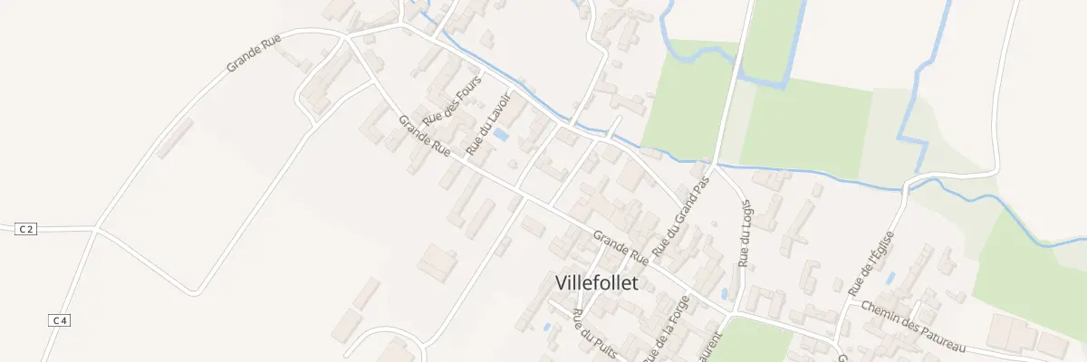Plan du 1 Rue de l’Abreuvoir à Villefollet