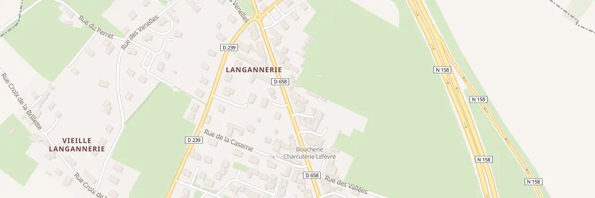 Plan du 30 Rue du Commerce à Grainville-Langannerie