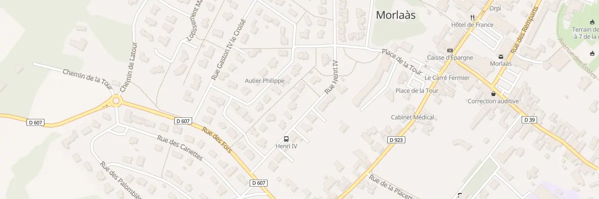 Plan du 44 Rue Henri IV à Morlaàs