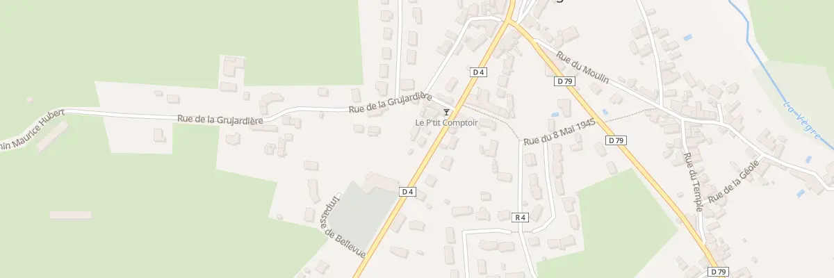 Plan du 22 Rue de la Madeleine à Poillé-sur-Vègre