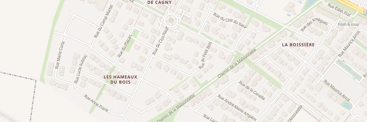 Plan du 10 Rue du Petit Bois à Cagny