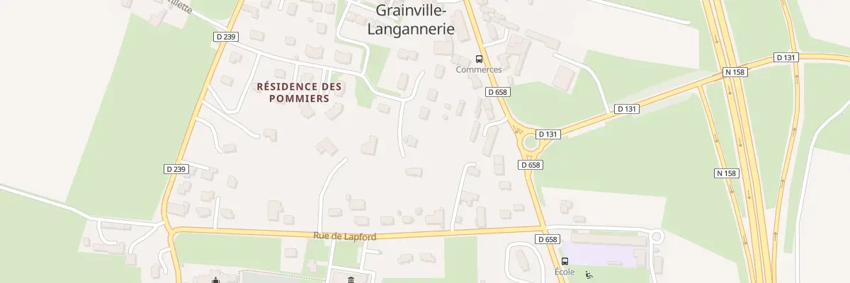 Plan du 3 Imp du Clos du Tilleul à Grainville-Langannerie