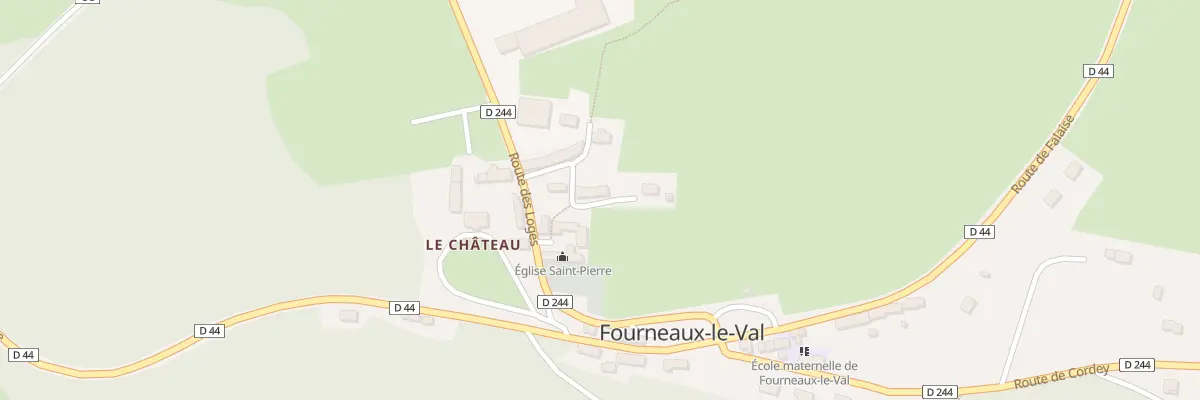 Plan du 5004 Le Bourg à Fourneaux-le-Val
