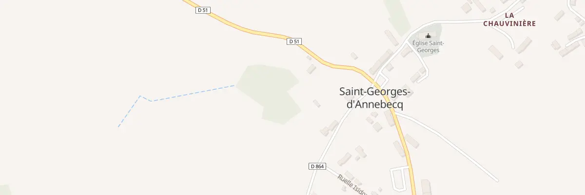 Plan du 55 Le Bourg à Saint-Georges-d’Annebecq