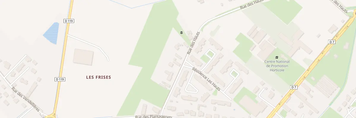 Plan du 5 Rue les Hauts à La Ménitré