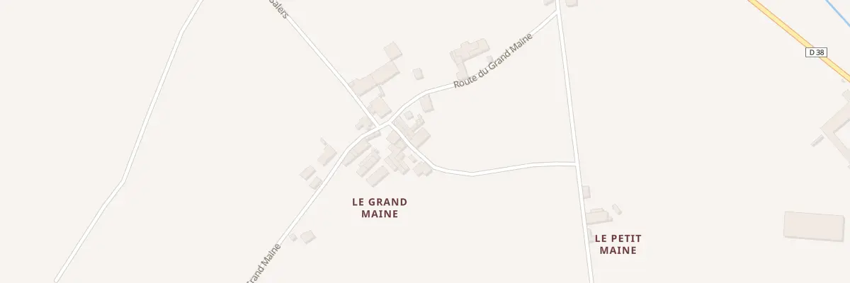 Plan du 1 Che des Maines à Saint-Palais-du-Né