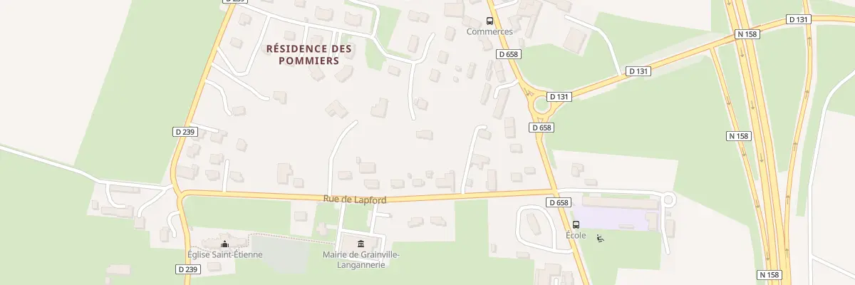 Plan du 2B Imp du Clos du Tilleul à Grainville-Langannerie