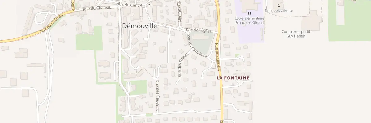 Plan du 10 Rue des Frênes à Démouville