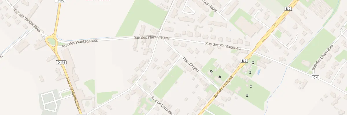 Plan du 7 Rue d’Anjou à La Ménitré