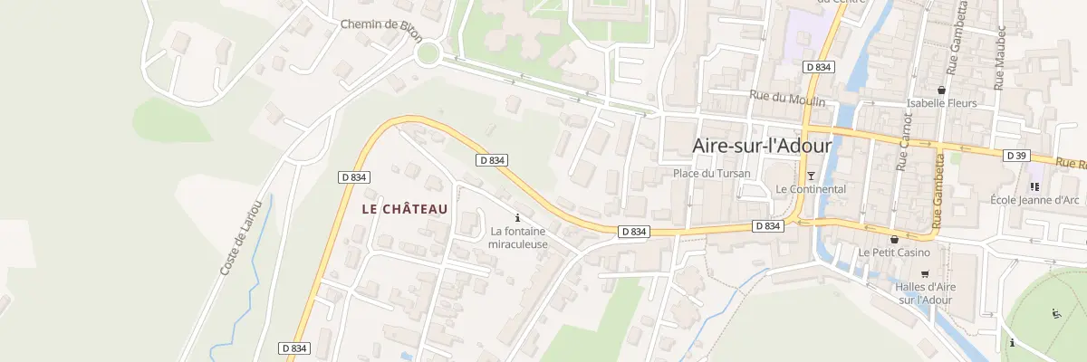 Plan du 34 Av des Pyrénées à Aire-sur-l’Adour