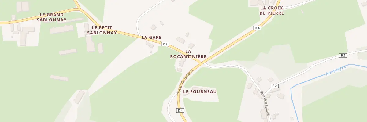 Plan du 1 Rte de Cossé-en-Champagne à Poillé-sur-Vègre
