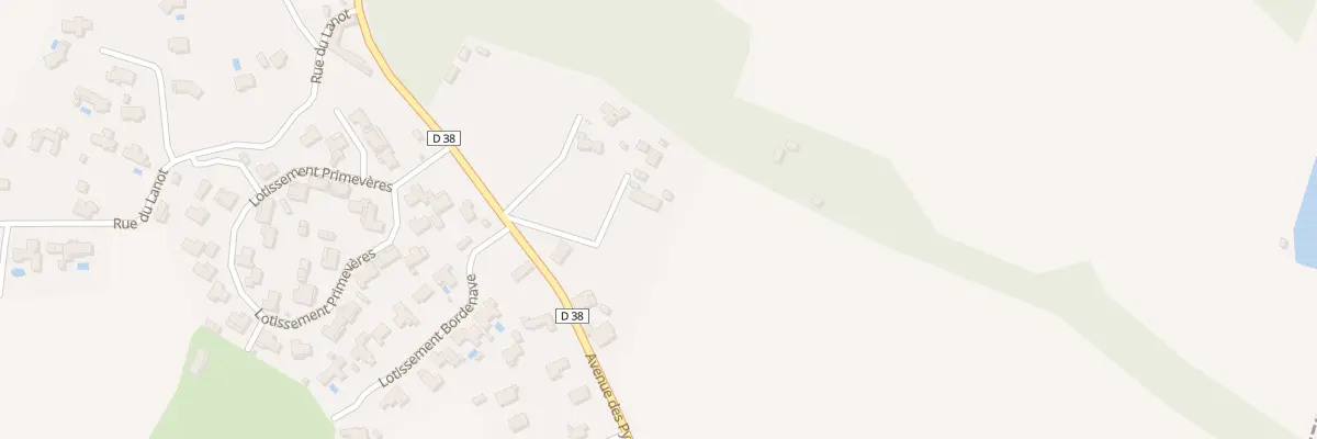 Plan du 23 Av des Pyrénées à Ousse
