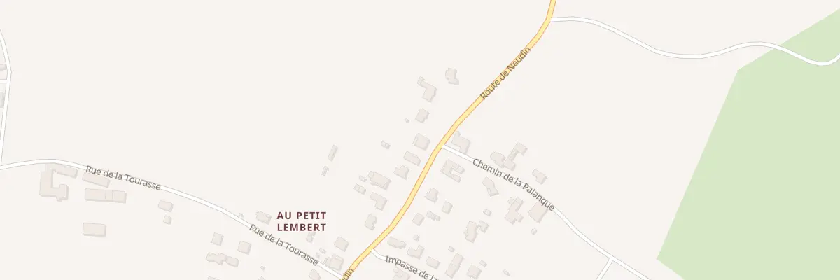 Plan du 33 Rte de Naudin à Saint-Quentin-de-Baron