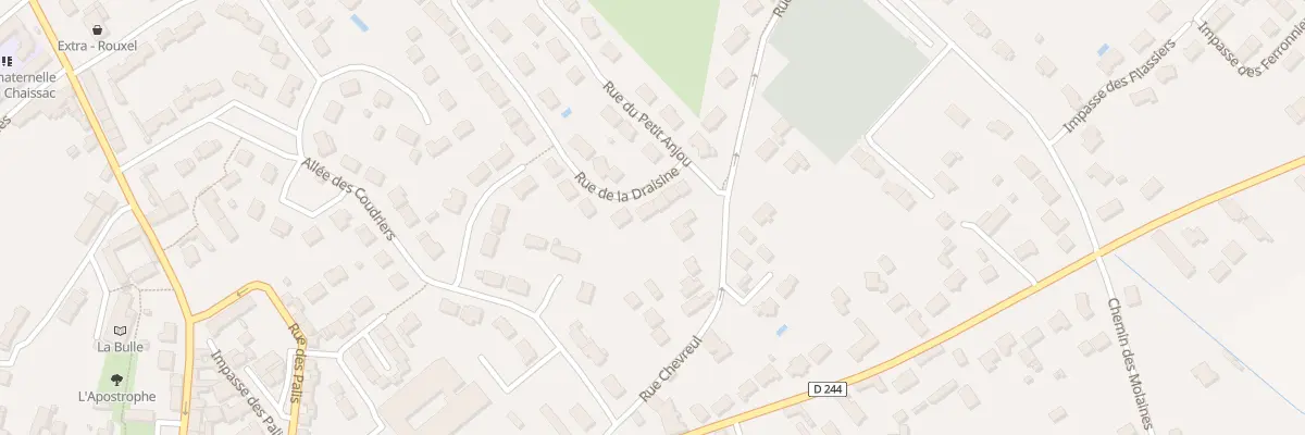 Plan du 8 Rue de la Draisine à Mazé-Milon