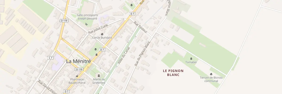 Plan du 22 Rue du Pignon Blanc à La Ménitré
