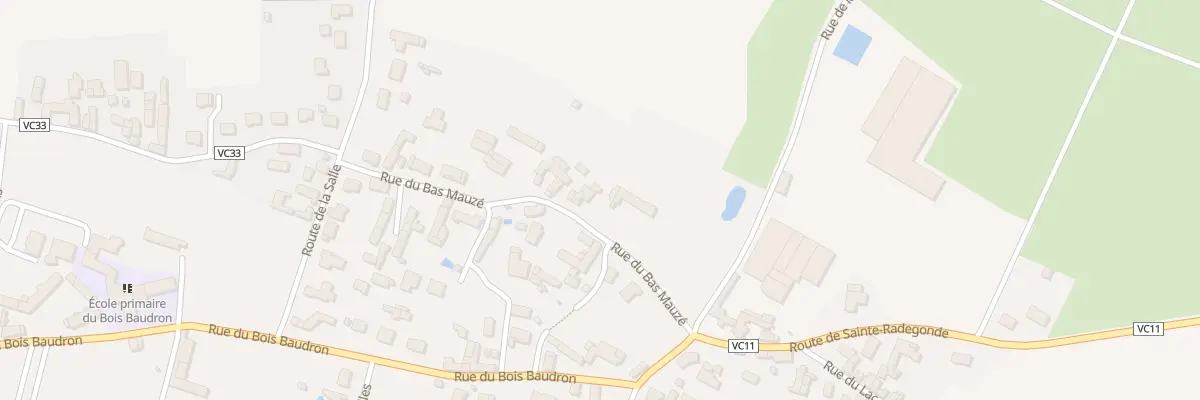 Plan du 27 Rue du Bas Mauzé à Thouars