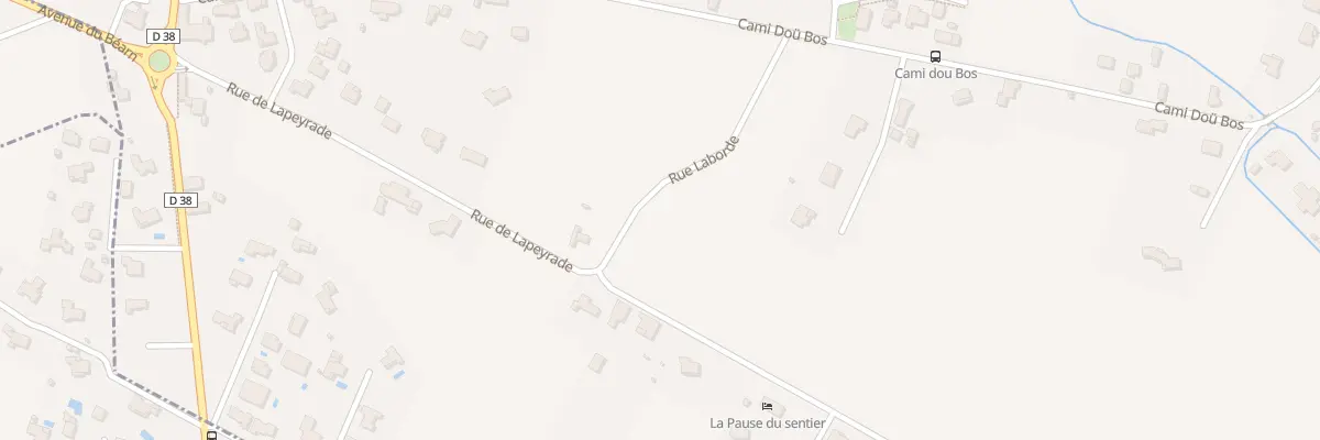 Plan du 31 Rue de Lapeyrade à Sendets