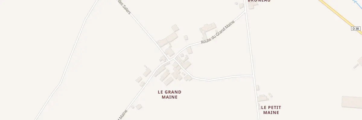 Plan du 3 Rte du Grand Maine à Saint-Palais-du-Né