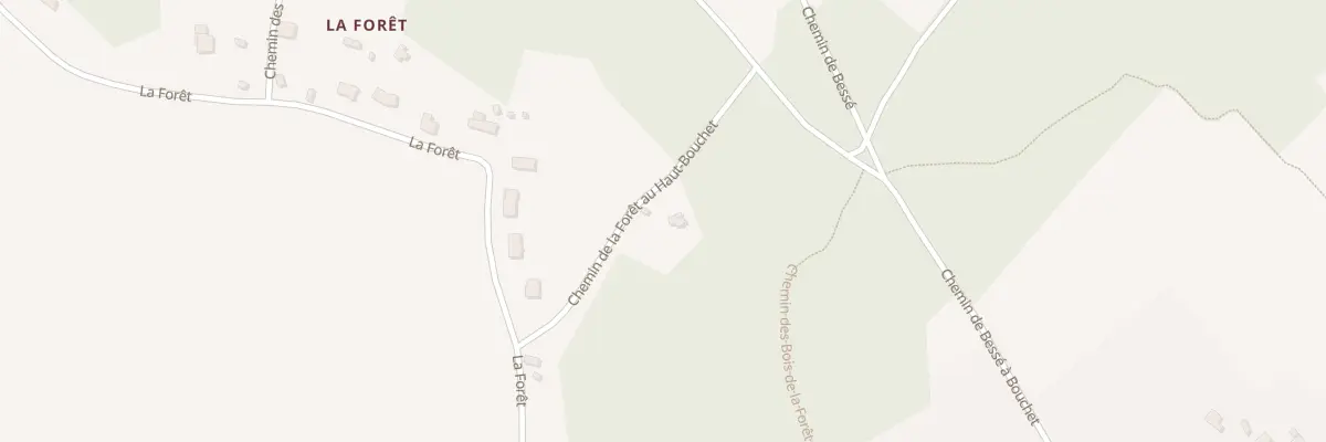 Plan du 190 Rte de la Foret (Gennes) à Gennes-Val-de-Loire
