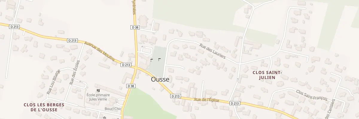 Plan du 17 Rue des Lauriers à Ousse