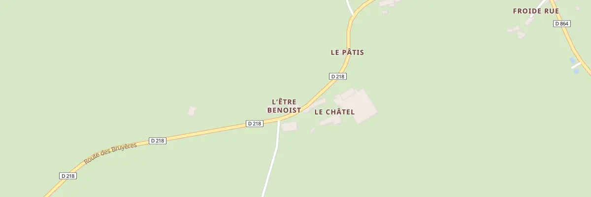 Plan du 448 Rte des Bruyères à Montreuil-au-Houlme