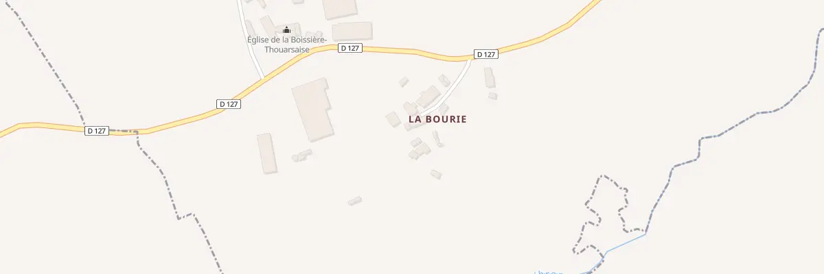 Plan du 5098 La Bourie à Lageon