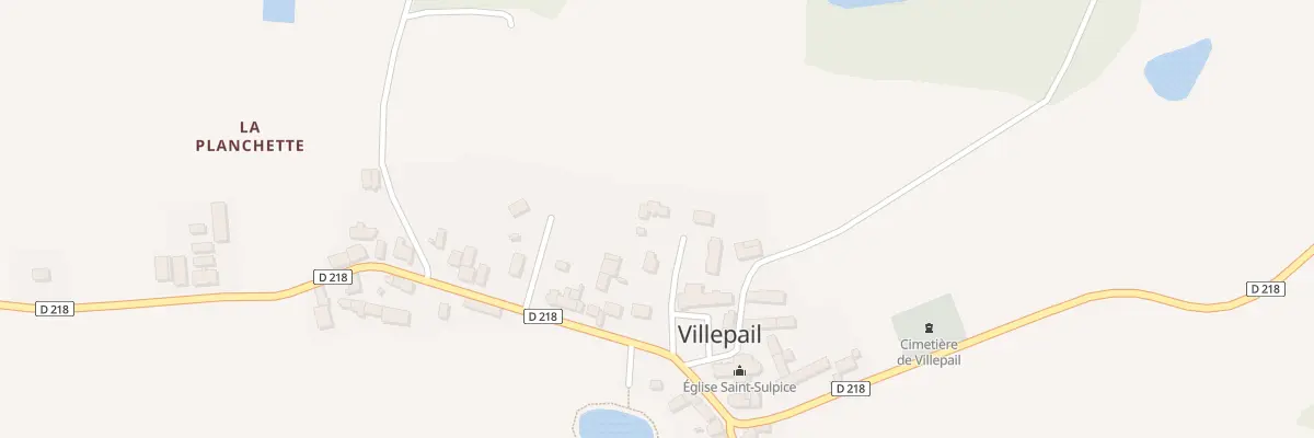 Plan du 3 Les Engoulevents à Villepail