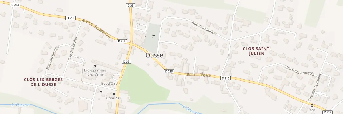Plan du 27 Rue des Lauriers à Ousse