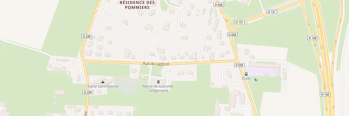 Plan du 5034 Rue de Lapford à Grainville-Langannerie