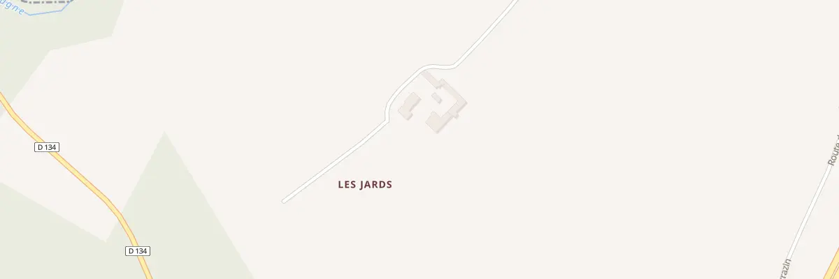 Plan du 5002 Les Jards à Montlieu-la-Garde