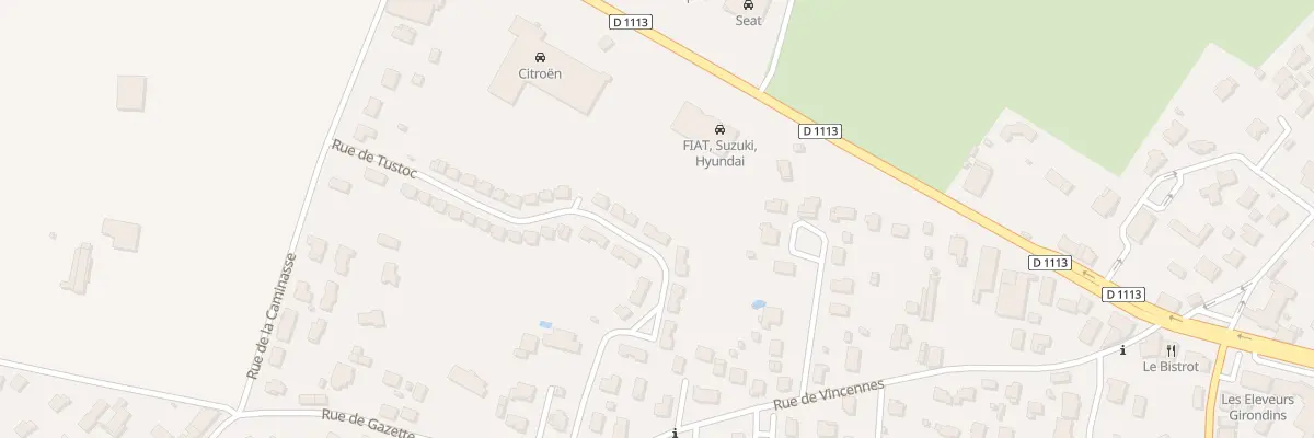 Plan du 25 Rue Tustoc à Toulenne