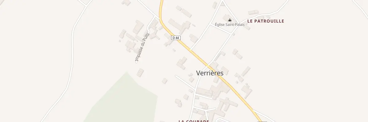 Plan du 5002 Chez Coutard à Verrières