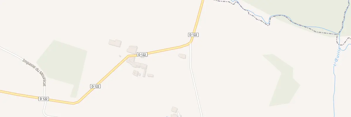 Plan du 53 Reganave à Soulignac