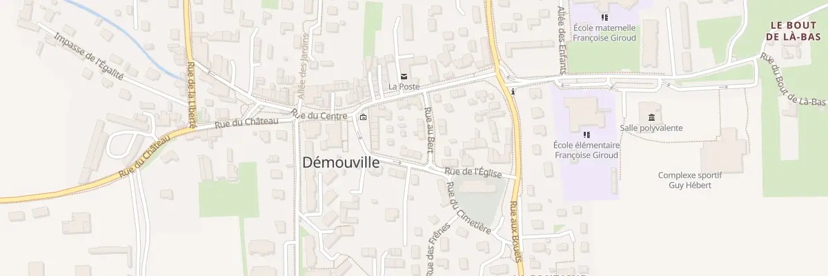 Plan du 8 Rue au Bert à Démouville