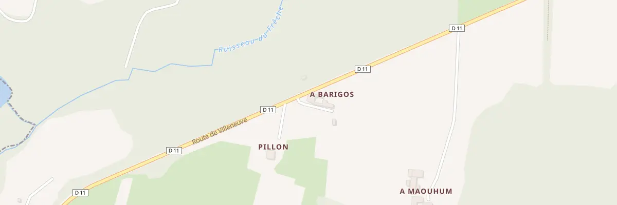 Plan du 2785 Rte de Villeneuve au Frêche