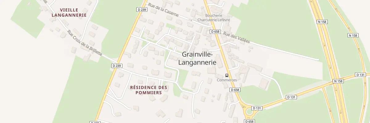 Plan du 25 Rue des Pinsons à Grainville-Langannerie