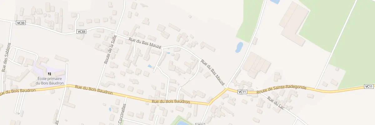 Plan du 18 Rue du Bas Mauzé à Thouars
