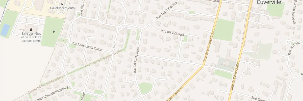 Plan du 10 Rue de la Chasse à Cuverville